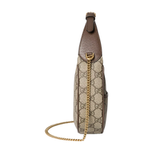 Load image into Gallery viewer, Beige Ophidia Super Mini Shoulder Half-moon Bag
