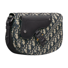 Load image into Gallery viewer, Biege and Black Saddle Messenger Bag
