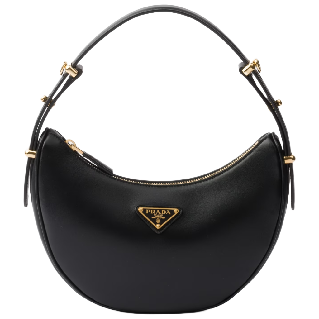 Black Arqué Shoulder Bag