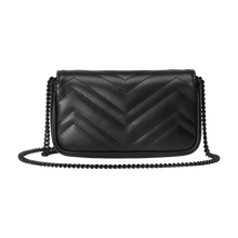 Load image into Gallery viewer, Black GG Marmont Super Mini Bag
