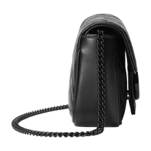 Load image into Gallery viewer, Black GG Marmont Super Mini Bag
