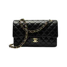 Load image into Gallery viewer, Black Double Flap Handbag
