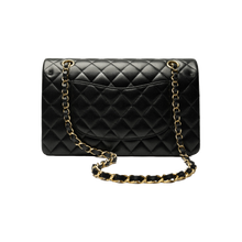 Load image into Gallery viewer, Black Double Flap Handbag
