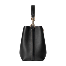 Load image into Gallery viewer, Black GG Emblem Mini Bucket Bag
