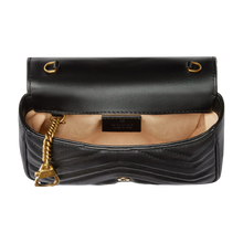 Load image into Gallery viewer, Black Gold GG Marmont Super Mini Bag
