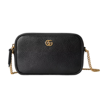 Load image into Gallery viewer, Black Marmont Super Mini Shoulder Bag
