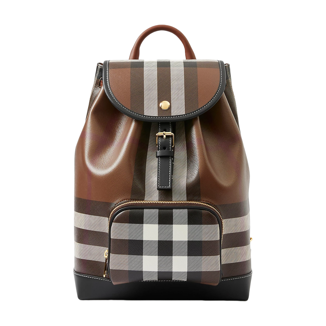 Birch Brown Check Backpack