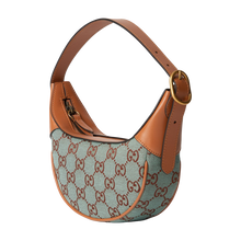 Load image into Gallery viewer, Pale Blue Ophidia Mini Crescent Bag
