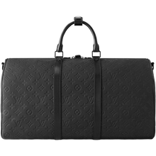 Load image into Gallery viewer, Black Taurillon KeepAll 50 Bandoulière
