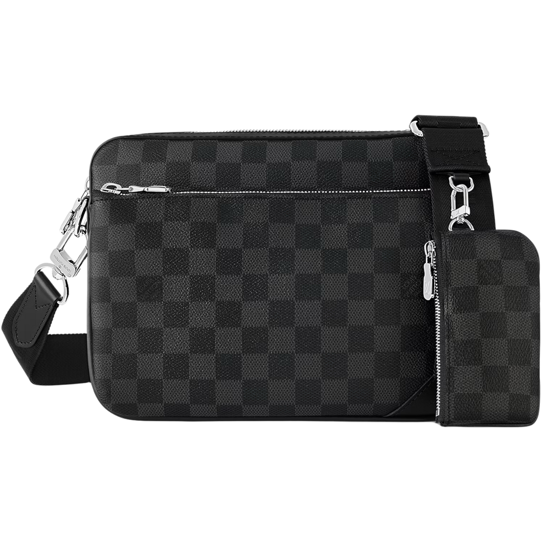 Damier Graphite Trio Messenger