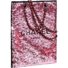 Load image into Gallery viewer, Pink Sequin Shopping Bag
