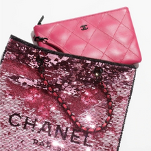 Load image into Gallery viewer, Pink Sequin Shopping Bag
