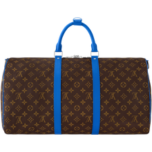 Load image into Gallery viewer, Bleu Monogram KeepAll 50 Bandoulière
