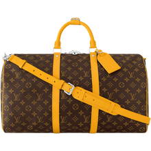 Load image into Gallery viewer, Yellow Monogram KeepAll 50 Bandoulière
