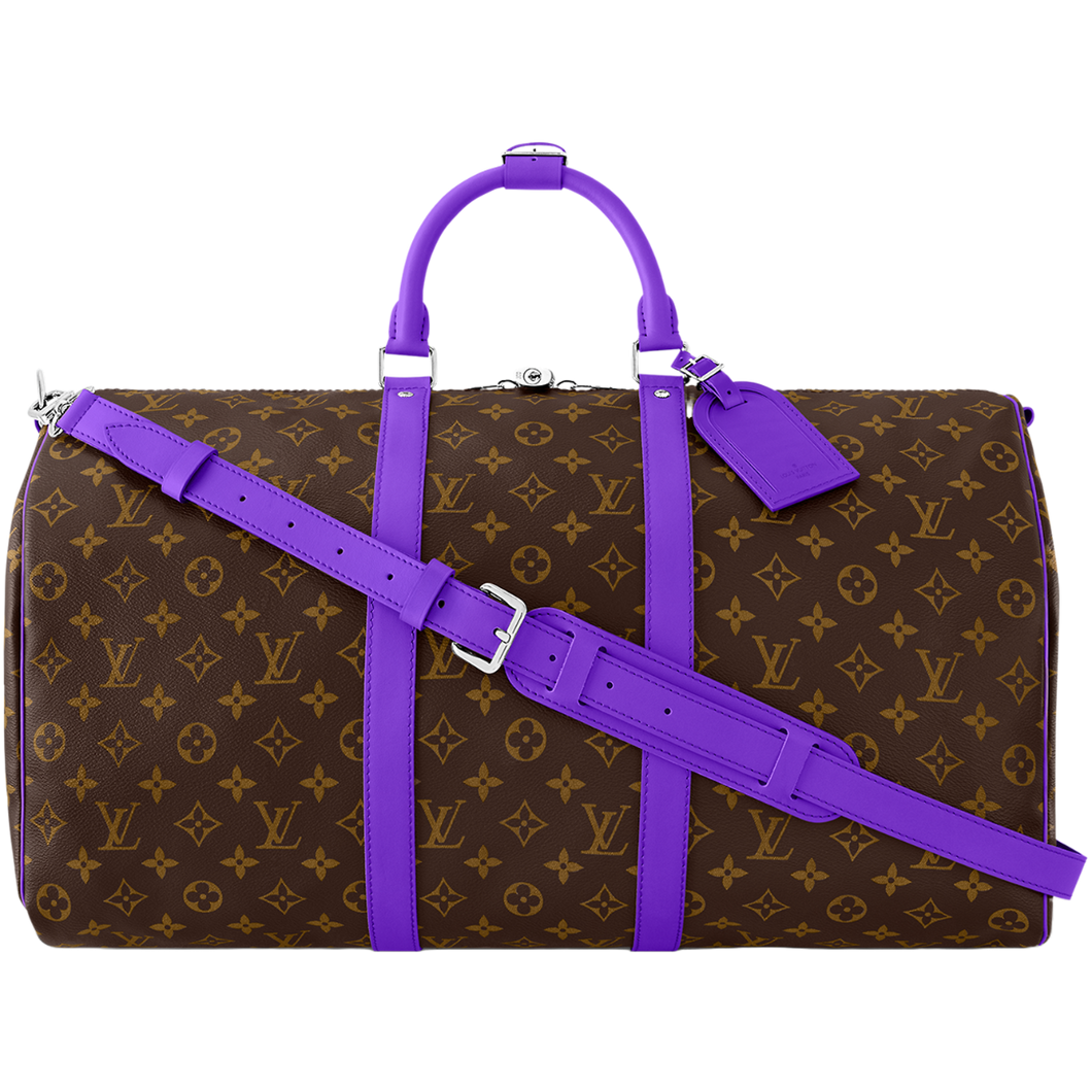 Violet Monogram KeepAll 50 Bandoulière