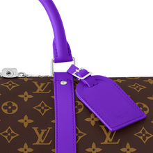 Load image into Gallery viewer, Violet Monogram KeepAll 50 Bandoulière
