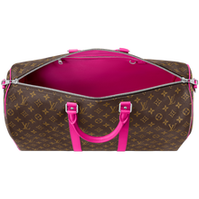 Load image into Gallery viewer, Fuchsia Monogram KeepAll 50 Bandoulière
