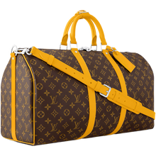 Load image into Gallery viewer, Yellow Monogram KeepAll 50 Bandoulière
