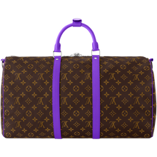 Load image into Gallery viewer, Violet Monogram KeepAll 50 Bandoulière
