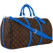 Load image into Gallery viewer, Bleu Monogram KeepAll 50 Bandoulière
