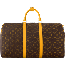 Load image into Gallery viewer, Yellow Monogram KeepAll 50 Bandoulière
