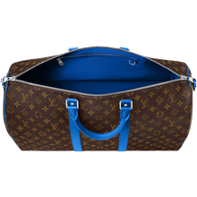 Load image into Gallery viewer, Bleu Monogram KeepAll 50 Bandoulière
