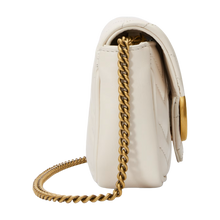 Load image into Gallery viewer, White GG Marmont Super Mini Bag
