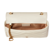 Load image into Gallery viewer, White GG Marmont Super Mini Bag
